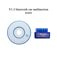 Mini Elm327 OBD2 Elm 327 V1.5 OBD 2 Herramienta de diagnóstico de coche Escáner Elm-327 Adaptador OBDII Herramienta de diagnóstico automático