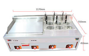 Fournisseur de la Chine plaques chauffantes électriques/à gaz commerciales équipement de cuisine de camion de nourriture mobile plaque chauffante de cuisine de restaurant à bon prix - Product Image 5