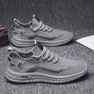 Chaussures de course confortables pour hommes à semelle extérieure en caoutchouc souple, légères, respirantes, en maille, à enfiler, à bout rond, tendance - Product Image 6