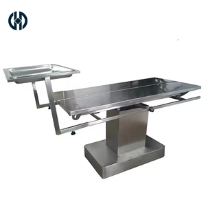 Table de chirurgie <span class=keywords><strong>vétérinaire</strong></span> soudée de haute qualité avec seau à déchets en acier inoxydable, support de perfusion et plateau pour cliniques vétérinaires - Product Image 5