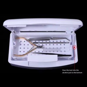 Professional ABS Plastic Tray <b>Box</b> Portable Sanitizer Disinfection Case for Nail Salon Use Manicure Sterilization <b>Box</b> - Product Image 4