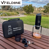 Machine à expresso portable, capsules et café moulu, extraction haute pression 19 bars, pour le camping en plein air, la maison, le bureau