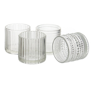 Pote de Vidro Transparente Personalizado com Logotipo em Relevo e Tampa de Bambu com Vedação Hermética para Creme Cosmético, Velas DIY e Armazenamento na Cozinha - Product Image 5