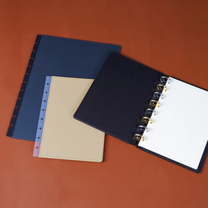 Biểu tượng tùy chỉnh PU Bìa đĩa bị ràng buộc da bìa cứng kế hoạch tổ chức xoắn ốc phong cách A4 Kích thước 100 sheets đối với kinh doanh máy tính xách tay quà tặng - Product Image 2