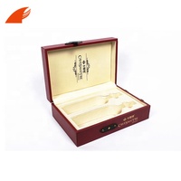 Boîte à vin MDF, luxe, nouveau Design, personnalisé, deux bouteilles, avec boucle et poignée en cuir/Logo en métal, pour emballage de vin rouge, vente en gros