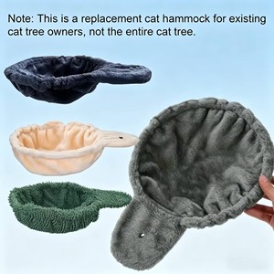 Arbre à chat multi-niveaux avec sac de rangement pour chat et alternative au hamac - Pochette de rangement pour chat peu encombrante - Product Image 5