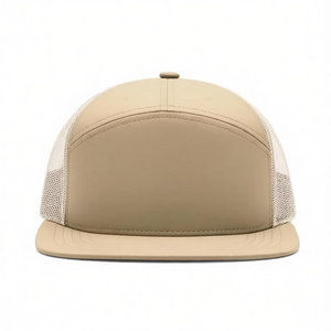 Casquette Trucker Unisexe 6 Panneaux en Maille Respirante Réglable avec Blocs de Couleurs Contrastées – Chapeau Printemps-Été - Product Image 1
