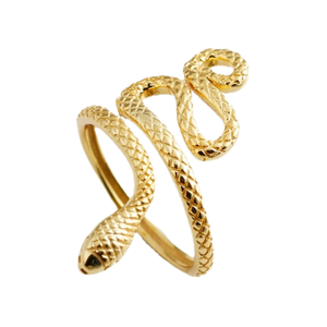 925 Sterling <b>Silver</b> Bohemian Punk <b>Snake</b> Open <b>Ring</b> European Personality Animal Jewelry for Women & Men Wedding Suitable Wholesale - Product Image 1