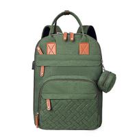 Sac à dos à langer Oxford Premium Grande Capacité Imperméable avec Mini Pochette pour Voyage de Bébé