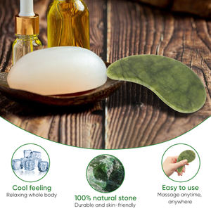 Инструмент для массажа лица из нефрита Гуаша: массажер для ухода за кожей, против морщин и старения - Product Image 5