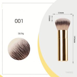 ชุดแปรงแต่งหน้าแบบด้ามไม้ไผ่แท้ หัวคู่ 14 ชิ้น สำหรับใบหน้าและแป้ง ใช้ได้กับรองพื้นและมาสคาร่า ขายส่ง - Product Image 2
