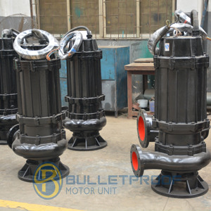 Bulletproof WQ/QW Series Electric Submersible Sewage Non-Clogging AC Motor High Power Low Pressure Double Guide Rail Automatic - Product Image 3