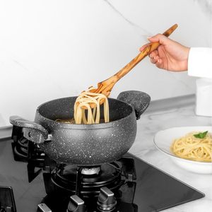 ArtisRaw Premium Juego de cucharas de madera de olivo hechas a mano 2 uds Ecológico Servidor de pasta Utensilios de cocina Ligero antiadherente - Product Image 3