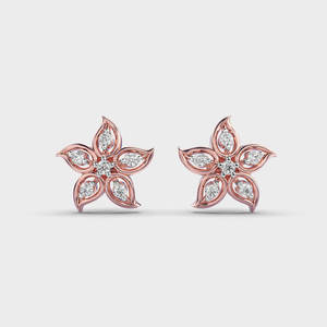 Diamond <b>Stud</b> <b>Earrings</b> 925 Sterling <b>Silver</b> Elegant Fine Jewelry for Women Daily Wear Wedding Anniversary Party Gift - Product Image 5