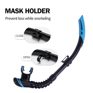 I bocchini a pieno facciale di nuovo design respirano il set di maschere antinebbia per nuoto subacqueo - Product Image 5