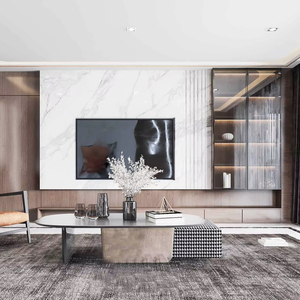 Hiện đại đơn giản phòng khách TV nội thất tủ Modular tùy chỉnh bằng gỗ TV tủ - Product Image 1