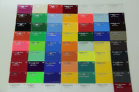 Panneau publicitaire 8x4 pieds en ABS durable, feuille acrylique transparente et irisée colorée