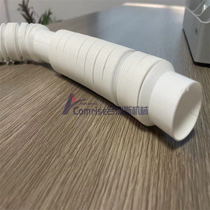 Ligne de production de tuyaux flexibles ondulés en plastique extensible rétractable <span class=keywords><strong>pour</strong></span> salle de bain tuyau d'égout produit - Product Image 1