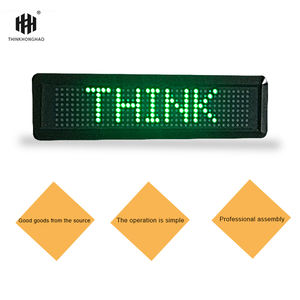[Personnalisation privée] Largement utilisé Monochrome Single Line P 7.62 Intérieur LED Publicité logo 512 <span class=keywords><strong>K</strong></span> Mémoire Durable En Gros - Product Image 4