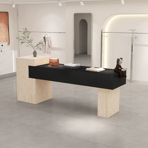 El centro <span class=keywords><strong>de</strong></span> la tienda cuenta con una exhibición fluida, simple y moderna <span class=keywords><strong>de</strong></span> vitrinas con estampado <span class=keywords><strong>de</strong></span> piedra - Product Image 2