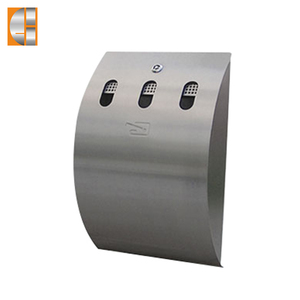 Factory street stainless steel wall mounted ashtray bin