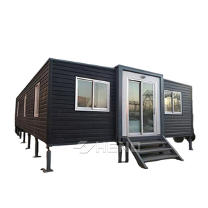 Maisons préfabriquées en conteneurs extensibles de 20 pieds, personnalisables, maisons de luxe de 40 pieds, 3 chambres, pliables, transportables - Product Image 3