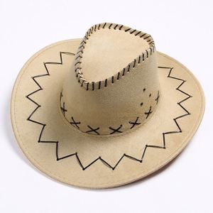 Sombrero de vaquero occidental unisex para exteriores con ala grande para el verano - Product Image 2