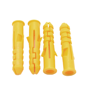 Taco de expansión de plástico <span class=keywords><strong>para</strong></span> pared, fabricado en China, <span class=keywords><strong>8</strong></span>*40mm, rosca M6, capacidad de 10 lb <span class=keywords><strong>para</strong></span> hormigón y paneles de yeso - Product Image 4