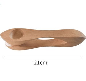 Wholesale Orff Smooth Finish Wooden Rhythm Spoons <b>Musical</b> <b>Instrument</b> For Beginners Music Training - Product Image 6