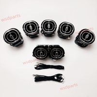 Luz Ambiental LED para Mercedes-Benz Clase C W206 GLC X254, Iluminación Interior Automotriz, Placa de Cubierta Luminosa