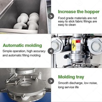 Machine automatique pour la fabrication de maamoul, kubba, mochi, kibbeh, croquettes, falafel, tamale