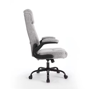 Sedia <span class=keywords><strong>da</strong></span> Ufficio <span class=keywords><strong>Ergonomica</strong></span> Girevole Confortevole, <span class=keywords><strong>Poltrona</strong></span> Direzionale con Cuscino Morbido, Sedia <span class=keywords><strong>da</strong></span> Computer per Ospiti e Manager - Product Image 3