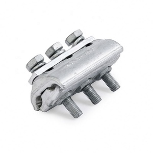 Connecteur à rainures <span class=keywords><strong>parallèles</strong></span> en alliage d'aluminium de haute qualité, <span class=keywords><strong>série</strong></span> APG, fixation électrique à un boulon, certifié ISO9001, APG PG CLAMP - Product Image 1