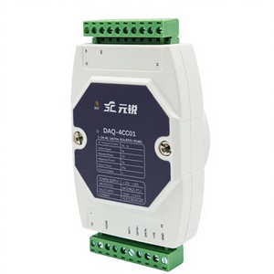 Módulo de Entrada Analógica <span class=keywords><strong>Diferencial</strong></span> de 8 Canales YMYS DAQ-41C02, Pantalla OLED, Voltaje de Operación de 2500V, Comunicación RS485, PLC de 16 bits - Product Image 1