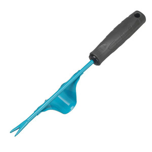 Forca <span class=keywords><strong>da</strong></span> Giardino Portatile, Pala Manuale con Manico in Plastica Verde Antiscivolo, Attrezzo per Dissodare il Terreno - Product Image 1