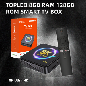Decodificador certificado Android 14 Smart TV Box 8GB RAM 128GB ROM 4K 8K con enchufe del Reino Unido para transmisión por Internet - Product Image 2