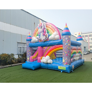 Bán Buôn Nhà Bị Trả Lại Nhảy Inflatable Trẻ Em Nhảy Lâu Đài Trượt Bơm Hơi Tùy Chỉnh Lớn Unicorn Lâu Đài Bouncy Cho Trẻ Em - Product Image 6