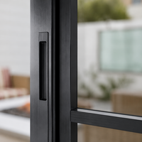 Ventanas Corredizas de Aluminio Resistentes a Huracanes con Mosquitera, Ventanas de Aluminio de Doble Hoja para Terraz y Solárium para Casas