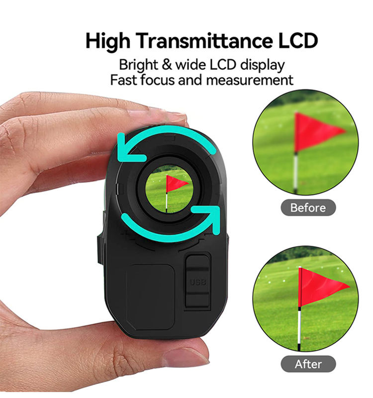 MiLESEEY PF280 Pro 600m Golf Laser Rangefinder » 4evatech Store