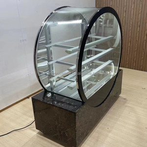 Chất lượng cao thương mại tủ lạnh bánh tủ trưng bày 1500/2000mm chiều dài đặc biệt kính đá cẩm thạch cơ sở Quạt làm mát Chế độ giới thiệu - Product Image 3