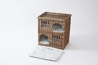 JY Meubles pour animaux de compagnie en osier et saule, modulaires en bois et métal, préfabriqués en fer, pour aquariums et maisons pour animaux