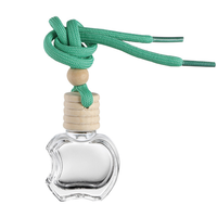 Diffuseur de parfum pour voiture en verre suspendu intelligent, en gros, forme carrée, aromathérapie