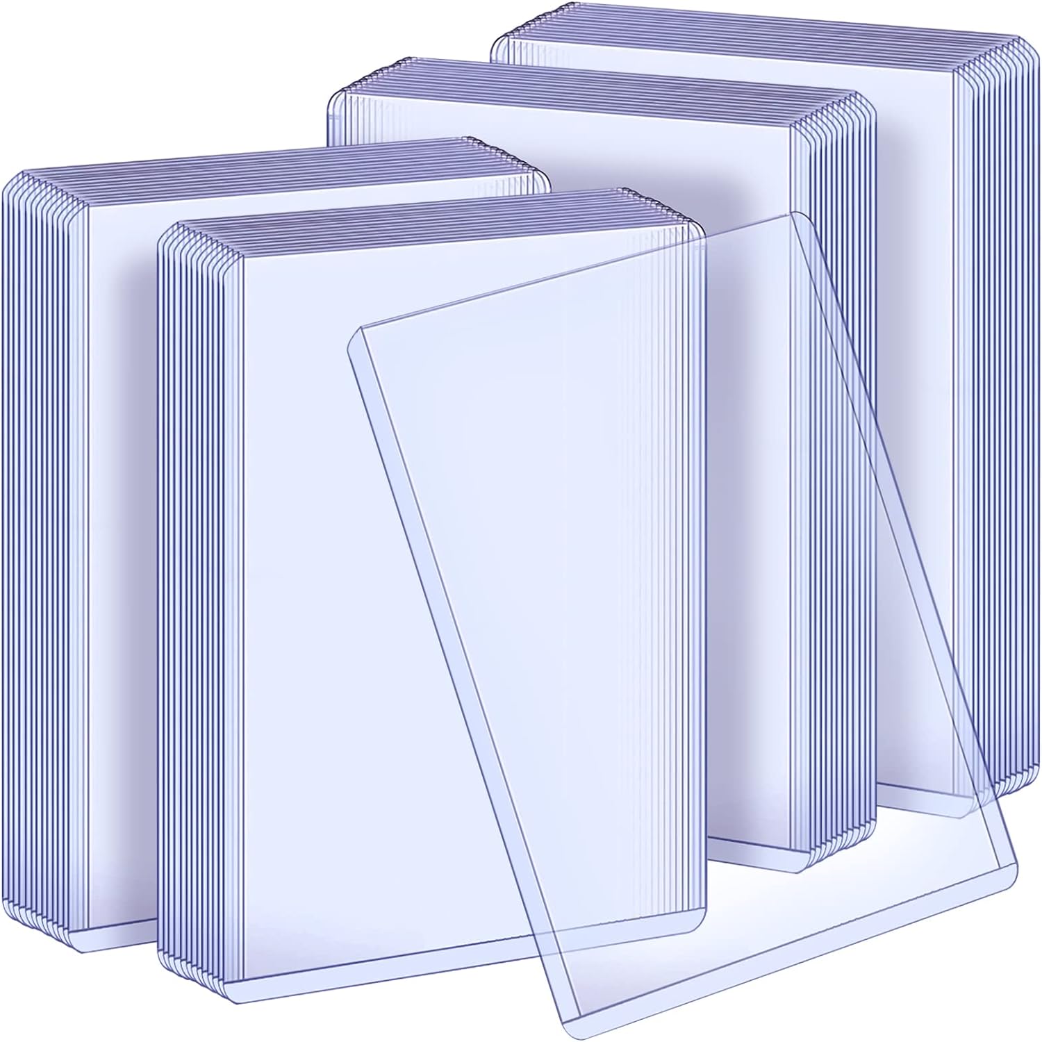 Custom High Quality Trading Card Sleeves Sports Clear 35Pt 3X4inch  Scratch-proof Waterproof PVC Top Loaders| Alibaba.com