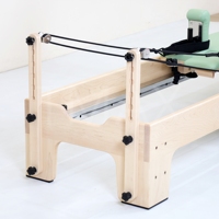 Reformer de Pilates Portátil Tmax de Madera de Arce, Equipo de Gimnasio en Casa con Características Ajustables