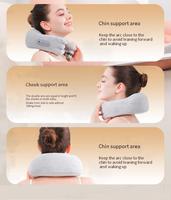 Oreiller de massage relaxant rechargeable électrique avec 10 modes + 20 niveaux d'intensité Oreiller de massage du cou