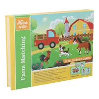 المصنع مباشرة مونتيسوري لعبة تعليمية المبكر متعددة موضوع صندوق خشبي المغناطيسي ملصقات لغز لعبة للأطفال