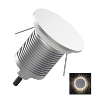 Lampes d'extérieur étanches IP67 pour jardin et escaliers, 12V 1W, lampes de marches, lampes de terrasse, éclairage LED encastré sous terre