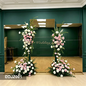 DKB Venta al por Mayor de Lujo, Nuevo Arco de Acero Inoxidable Dorado de Gran Tamaño para Escenario de Boda, Soporte de Pantalla de Bienvenida - Product Image 3