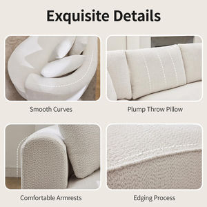 Nouveau Produit 2026 Tik Tok Petites commandes acceptées Canapé en L compressé pour petites maisons, appartements, villas modernes - Product Image 5