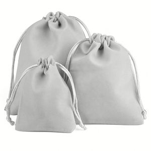 Sac de rangement pour bijoux en flanelle, vente en gros d'usine, conteneur pratique pour bracelets et bijoux - Product Image 1